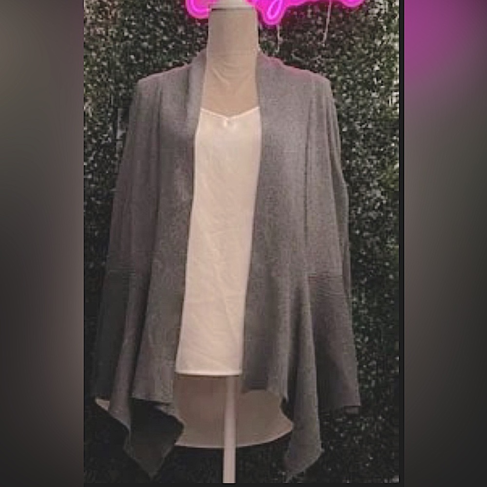 Gently used gray cardigan